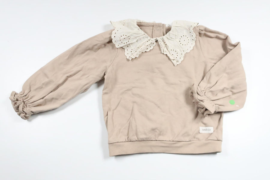 Pullover von Newbie – Größe 86/92 – Beige