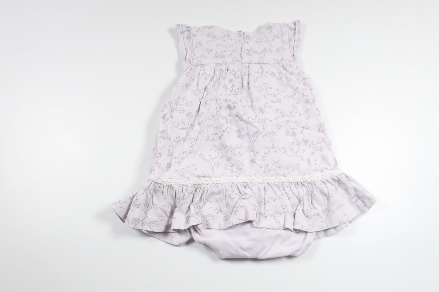 Kleid mit integriertem Body von Newbie – Größe 68 – Lila