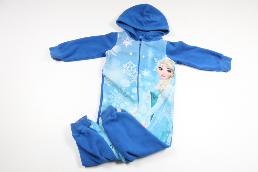 Fleece overall with Frozen motif from Disney - Size 98 - Blue