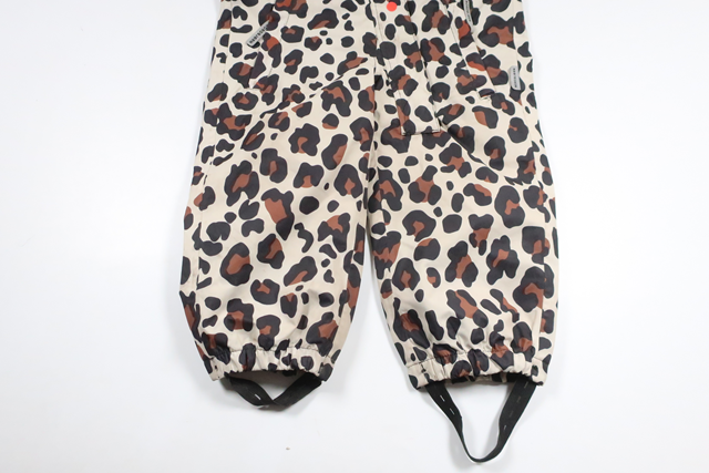 Leopardenmuster-Overall von Nordbjörn – Größe 92 – Beige