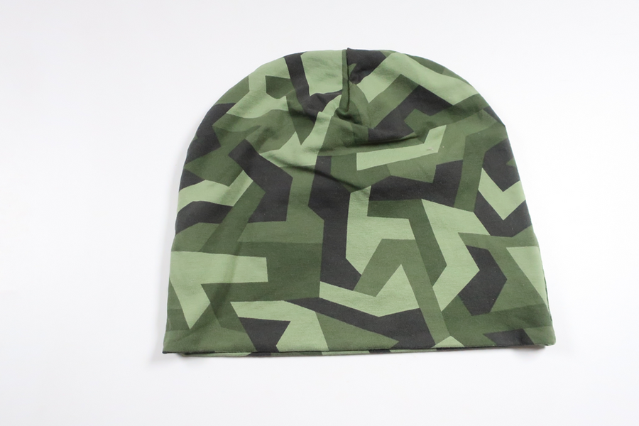 Militärmuster-Mütze von Hemsytt – Größe 54/56 – Grün