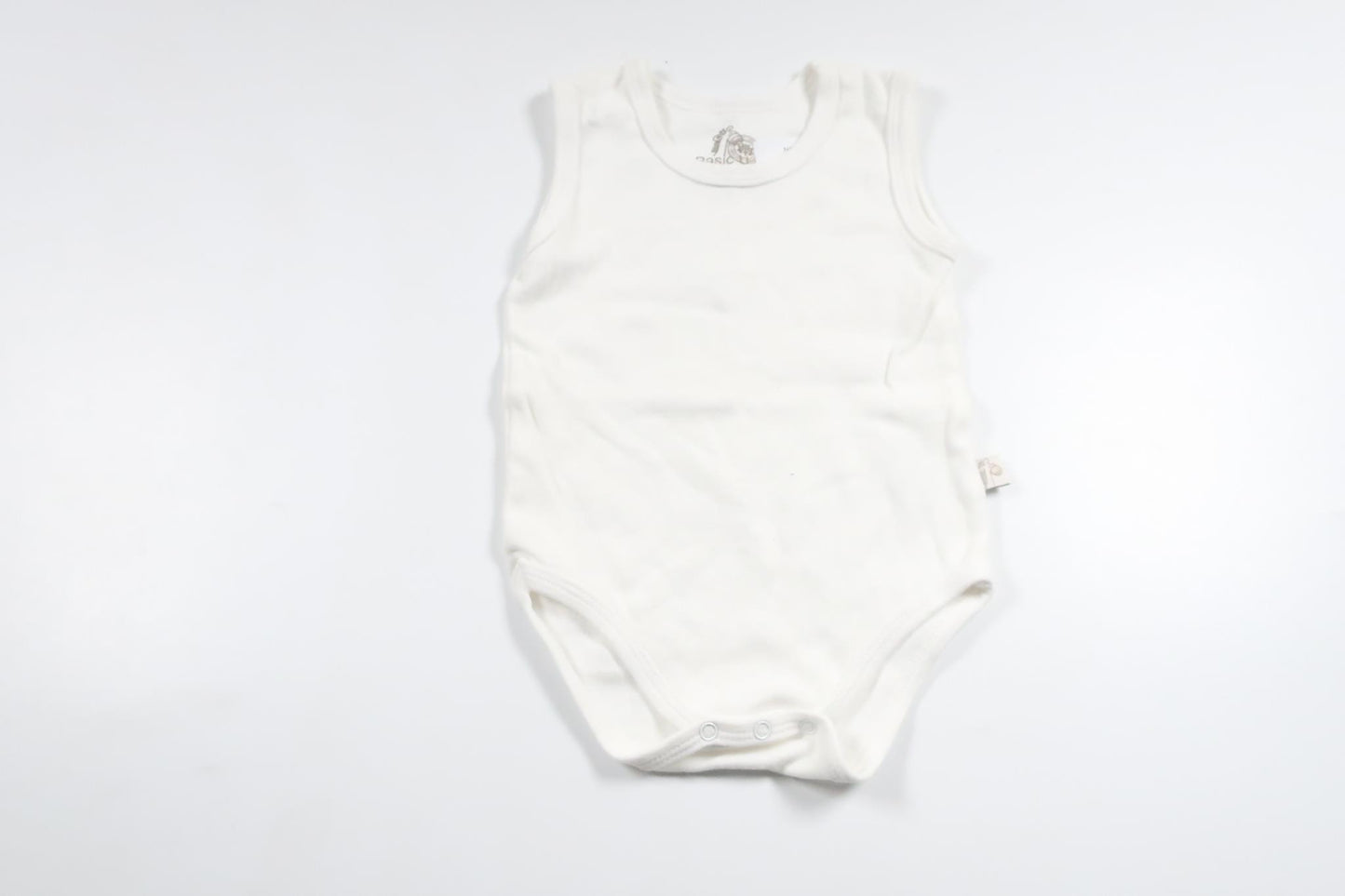 Linen bodysuit from Basic U - Size 62 - White