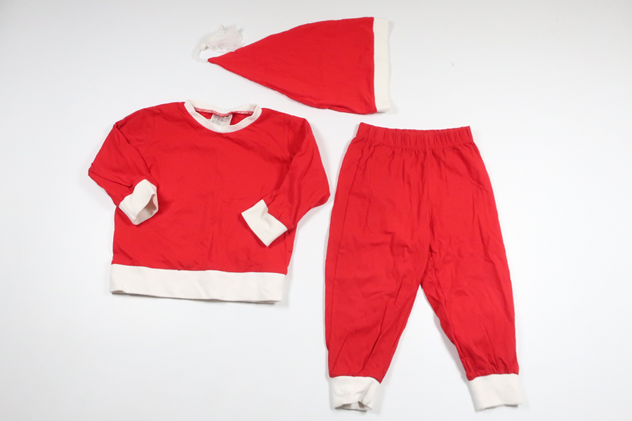 Santa costume from Unknown - Size 86/92 - Red