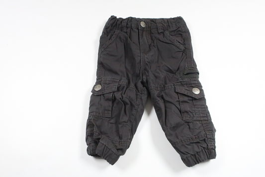 Lined cargo pants from Basic U - Size 68 - Black