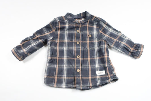 Checked shirt from Newbie - Size 62 - Blue