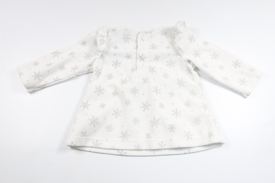 Fleece tunic from Carter's - Size 62/68 - Off-white