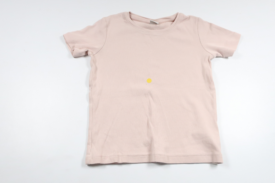 Geripptes T-Shirt von Lindex – Größe 116 – Rosa