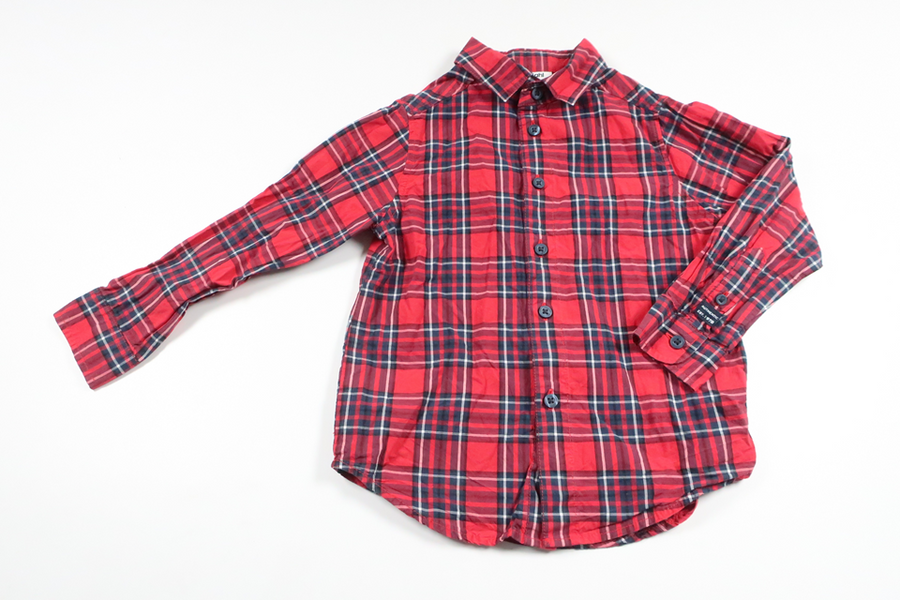 Kariertes Hemd von Kappahl – Größe 98 – Rot