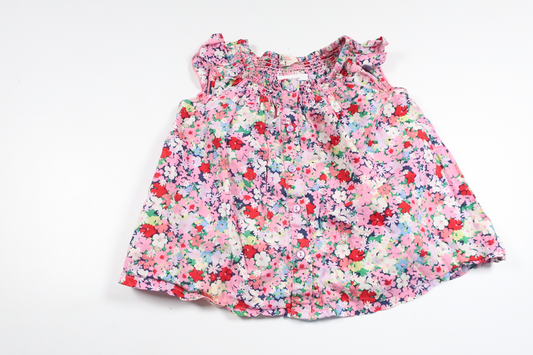 Floral tunic from H&M - Size 92 - Pink