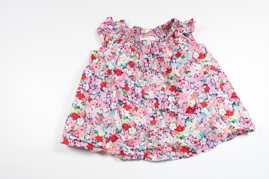 Floral tunic from H&M - Size 92 - Pink