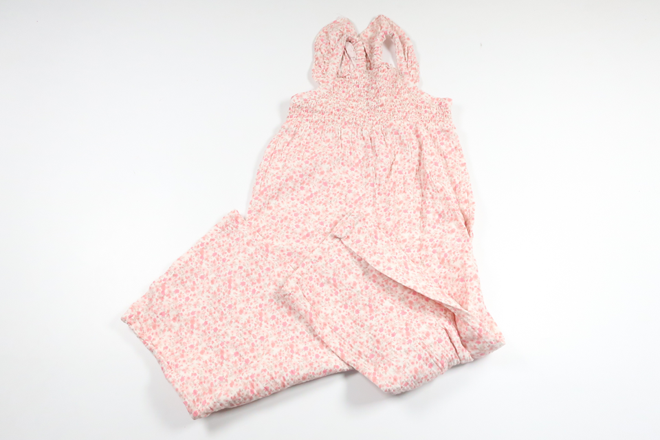 Geblümter Jumpsuit von Lindex – Größe 122 – Rosa
