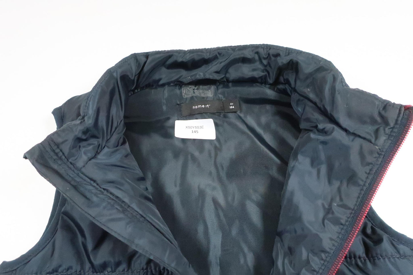 Wattierte Weste von Name It – Größe 104 – Marineblau