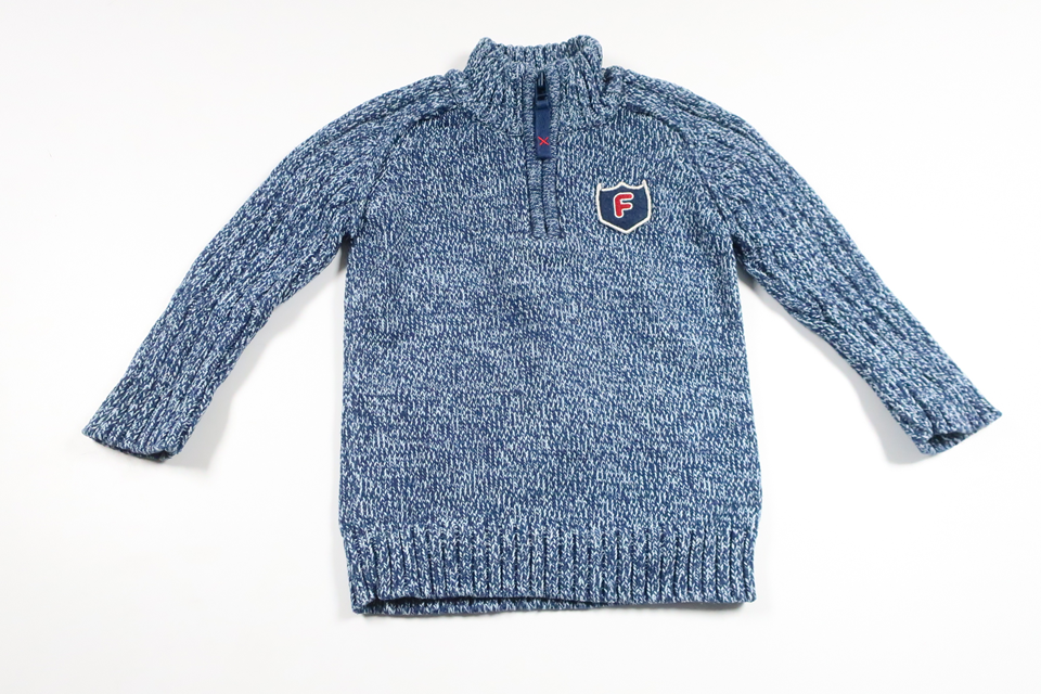 Strickpullover von FIX by Lindex – Größe 86 – Blau