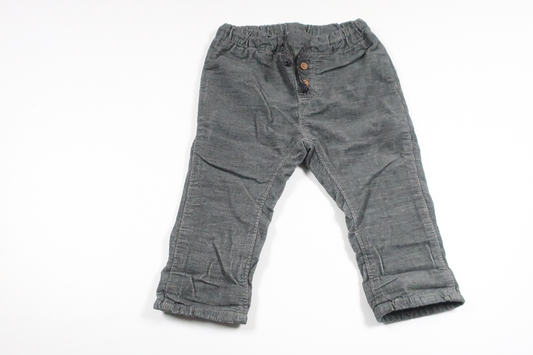 Lined trousers from H&amp;M - Size 74 - Grey