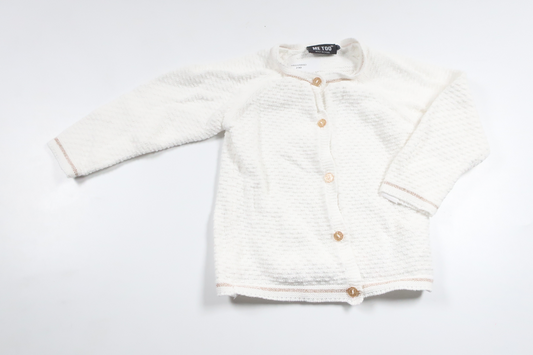 Knitted cardigan from MeToo - Size 68 - White