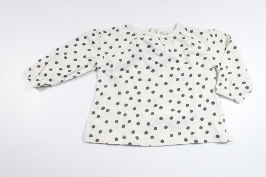 Polka dot tunic from Åhléns - Size 62/68 - White