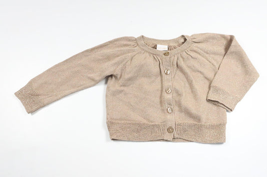 Glittery cardigan from Lindex - Size 74 - Gold