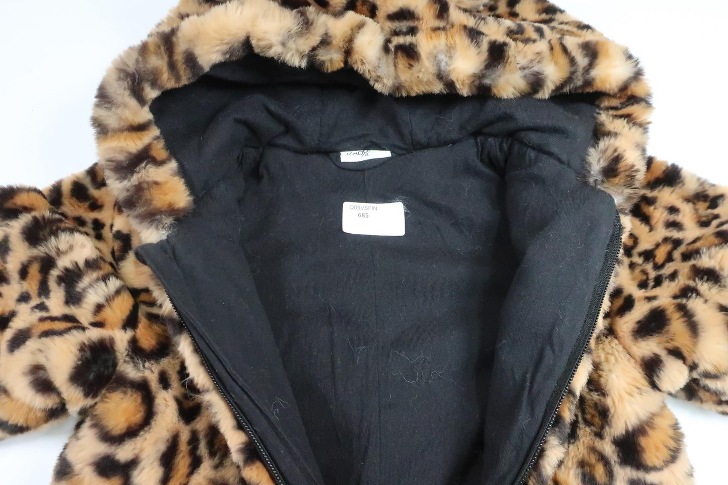 Leopard-print fleece overalls from Kappahl - Size 74 - Beige