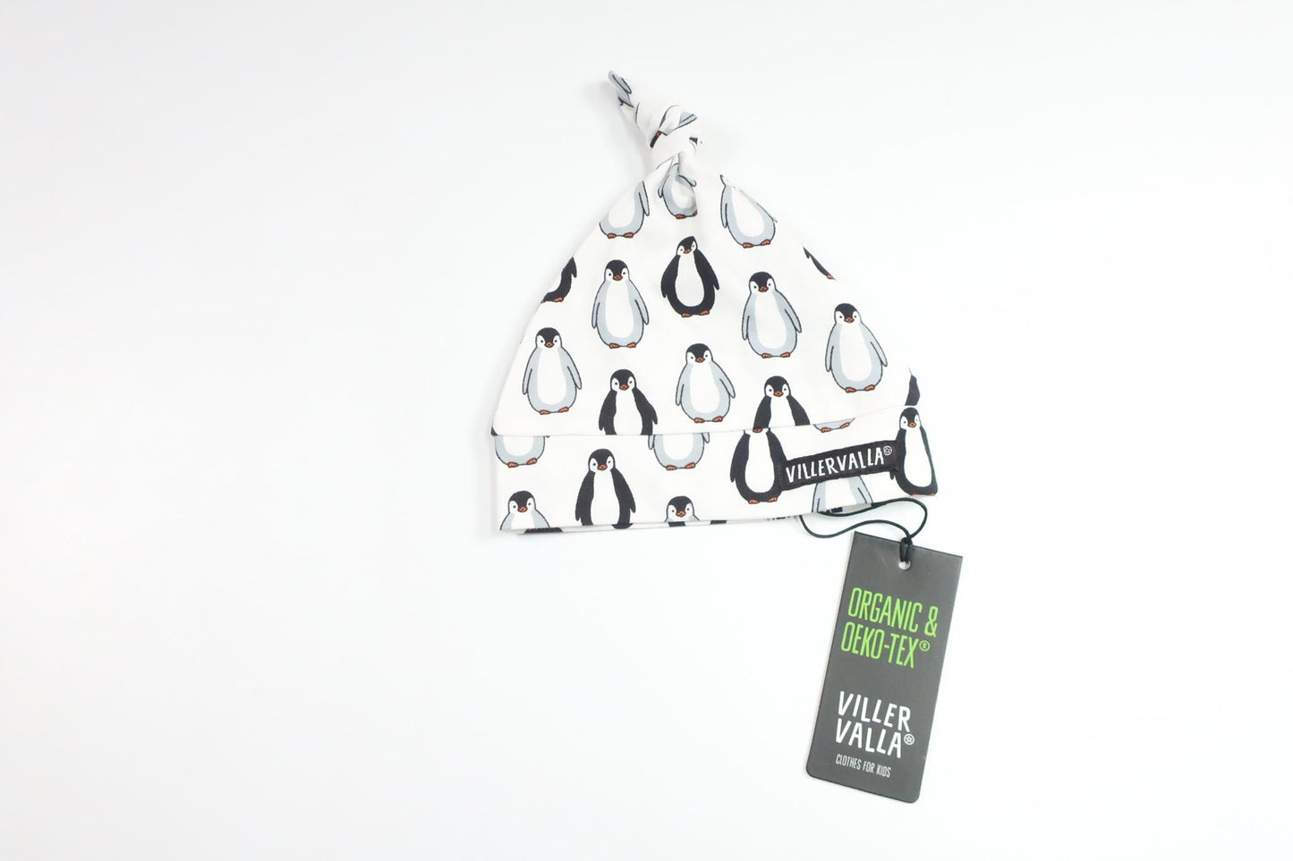 Hut mit Pinguinen von Villervalla – Größe 38/40 – Weiß