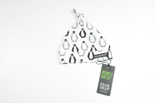 Hut mit Pinguinen von Villervalla – Größe 38/40 – Weiß