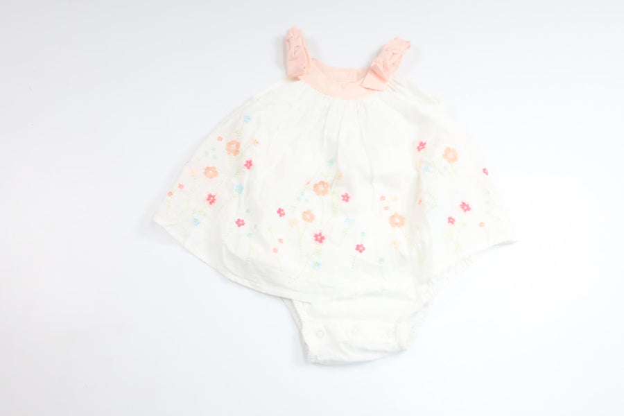 Tunic with built-in body from Baby GAP - Size 74 - White