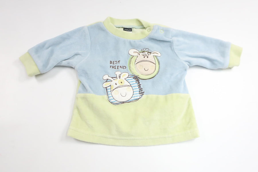 Fleece-Pullover von My Style – Größe 56 – Blau