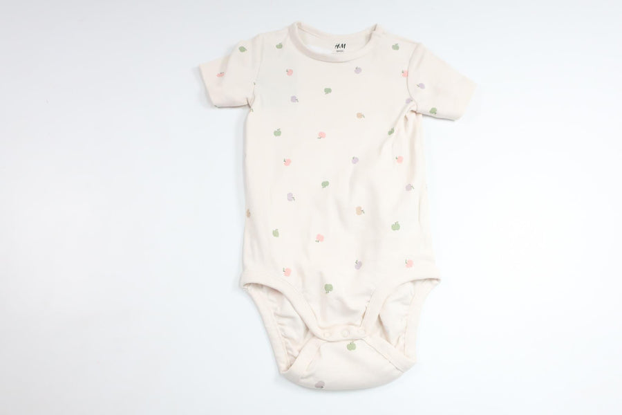 Body von H&MM - Größe 92 - Cremeweiß