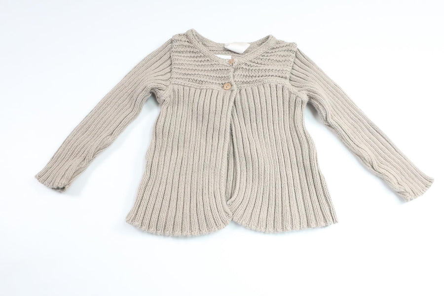 Strickjacke von Zara – Größe 80 – Beige