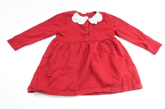 Strickkleid von H&MM - Größe 80 - Rot