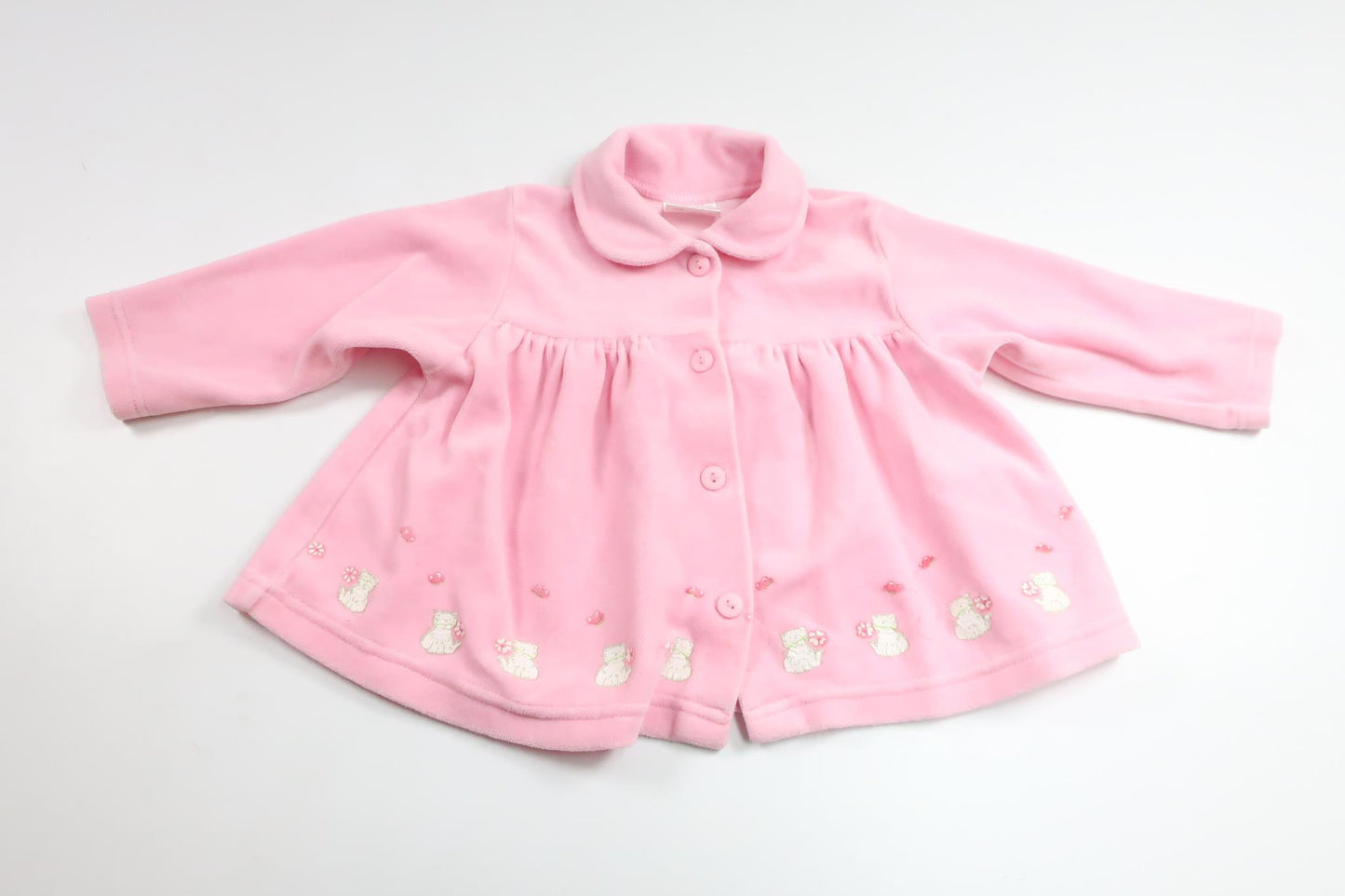 Fleece-Strickjacke von Kappahl – Größe 74 – Rosa