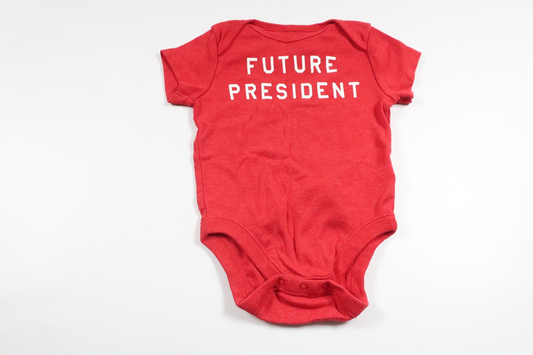 Body „Future President“ von Old Navy – Größe 62/68 – Rot