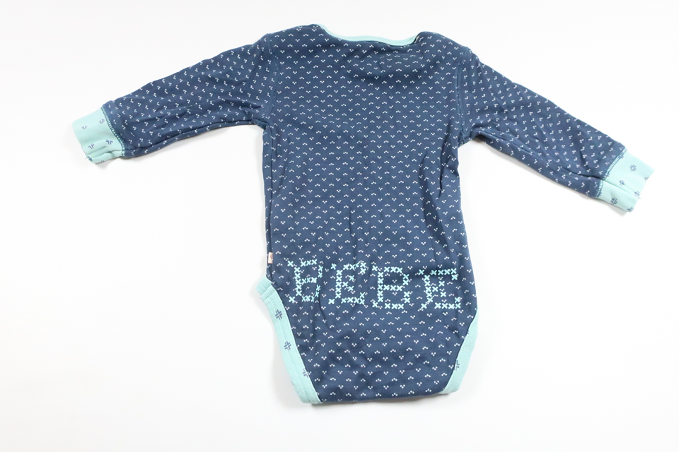 Body von BEBE – Größe 68 – Blau