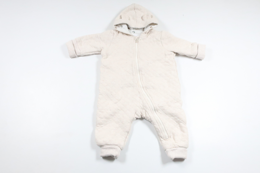 Gesteppter Overall von My Wear Baby – Größe 68 – Cremeweiß