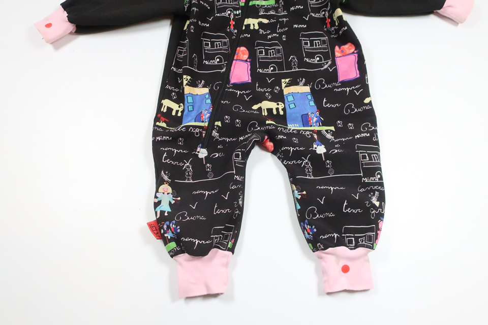 Softshell-Overall von iELM – Größe 80 – Schwarz