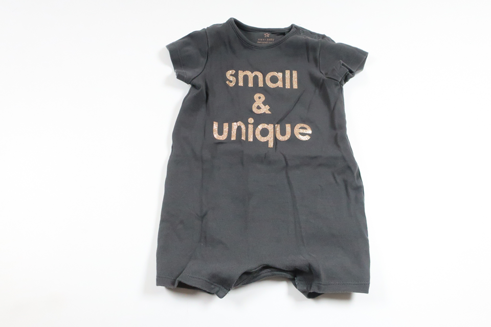 Pyjama von Next – Größe 62/68 – Grau