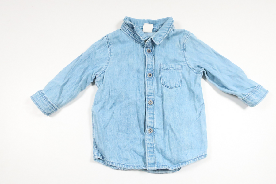 Jeanshemd von H&MM - Größe 68 - Denim