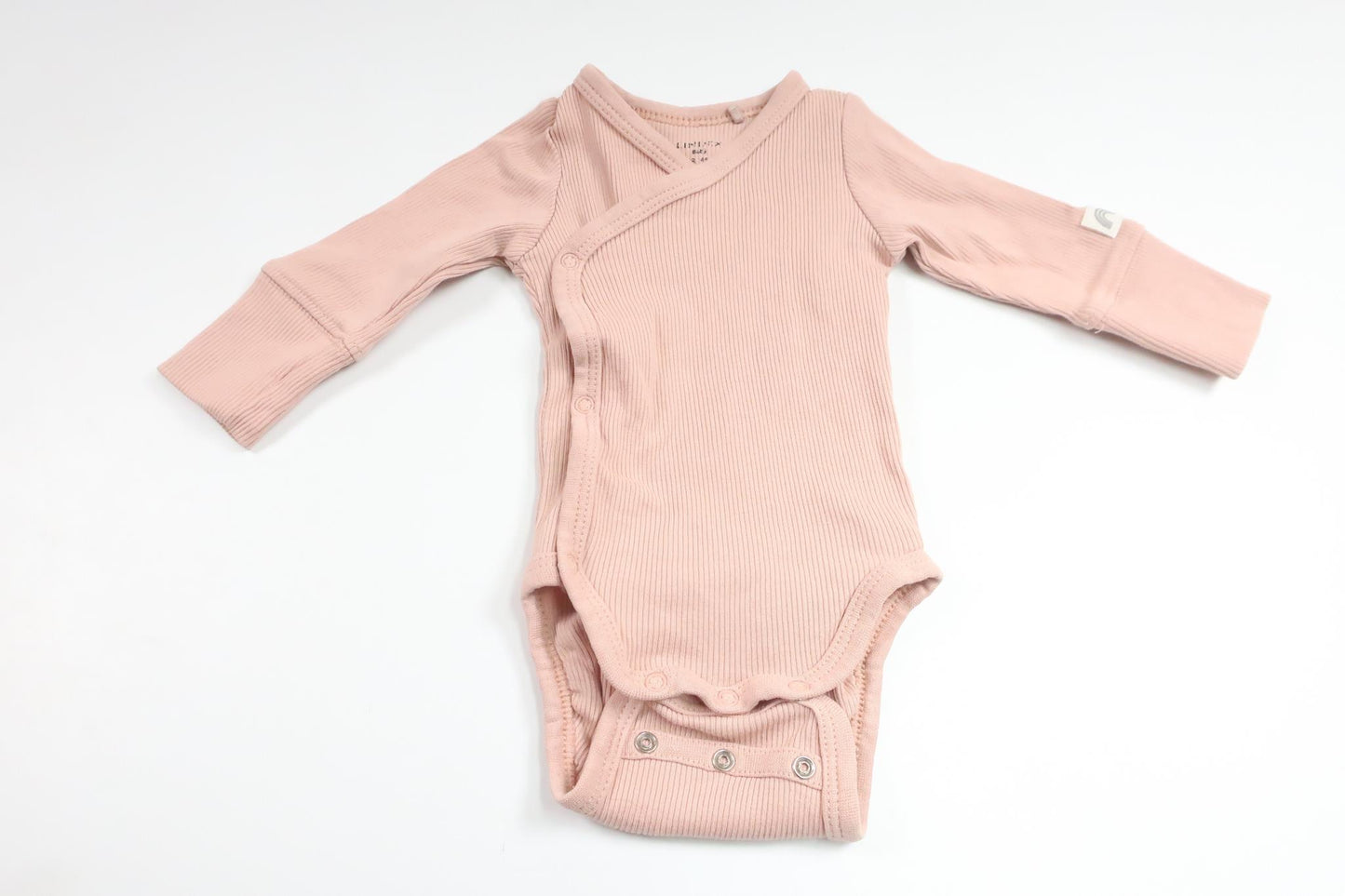 Gerippter Wickelbody von Lindex – Größe 44 – Rosa