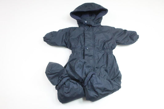Fleece-lined overalls from Baby GAP - Size 68/74 - Navy blue