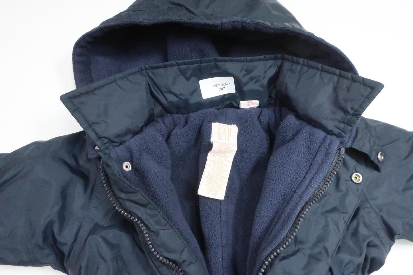 Fleece-lined overalls from Baby GAP - Size 68/74 - Navy blue