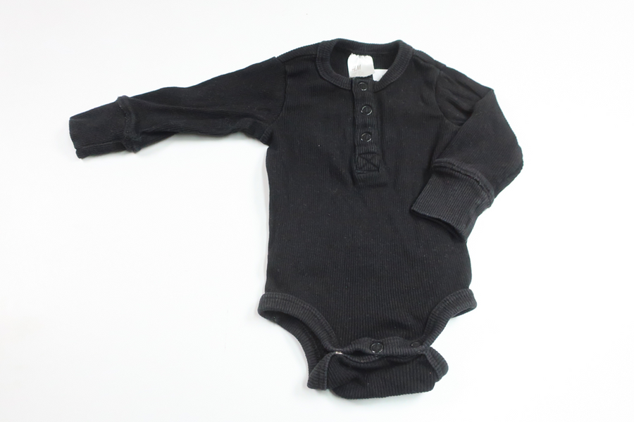 Ribbed bodysuit from H&amp;M - Size 50 - Black
