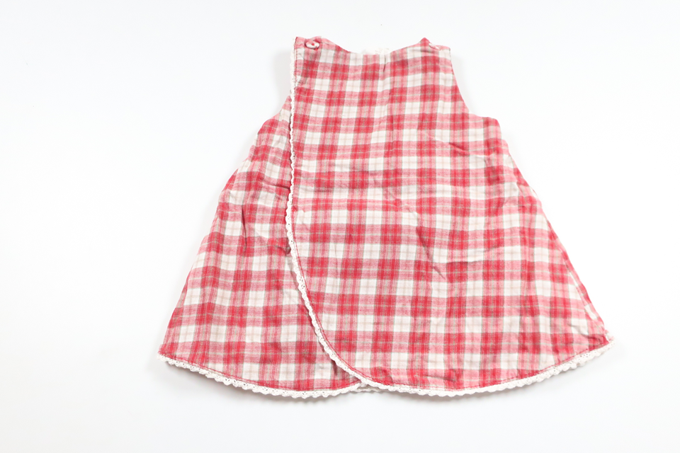 Kariertes Kleid von H&MM - Größe 62 - Rot