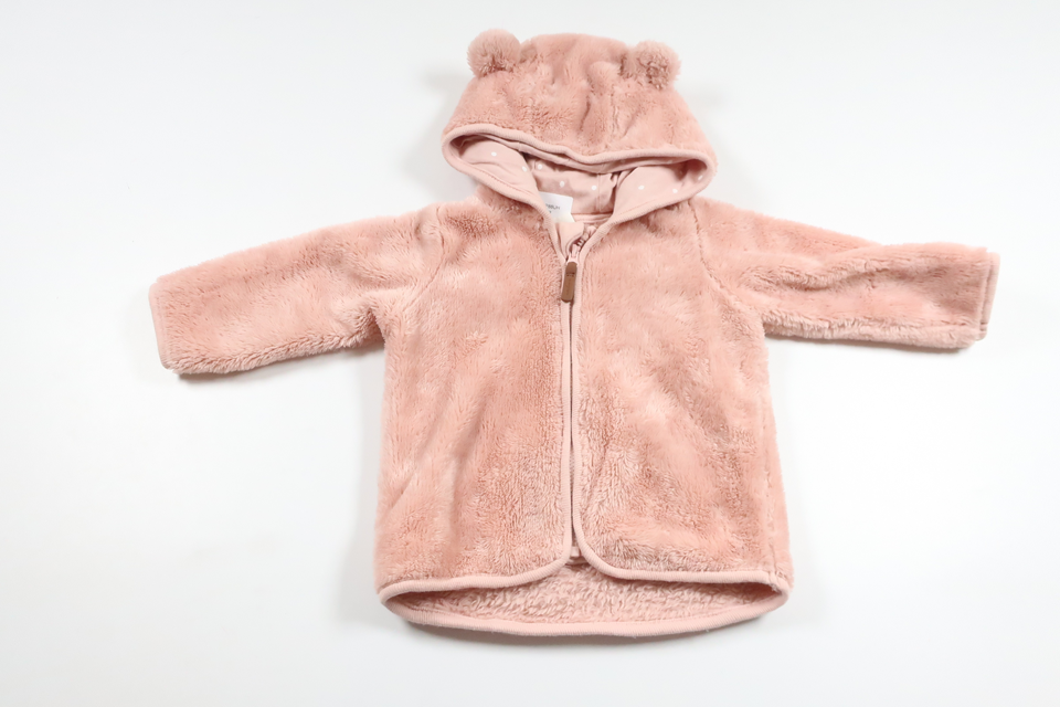 Fleece hoodie from H&M - Size 68 - Pink