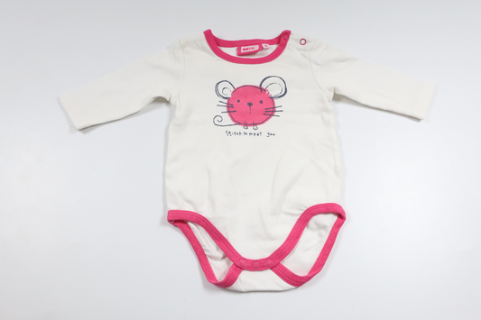 Body von Mini – Größe 68 – Weiß