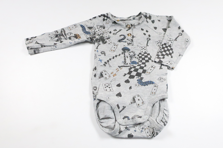 Bodysuit from Minimarket - Size 62/68 - Grey