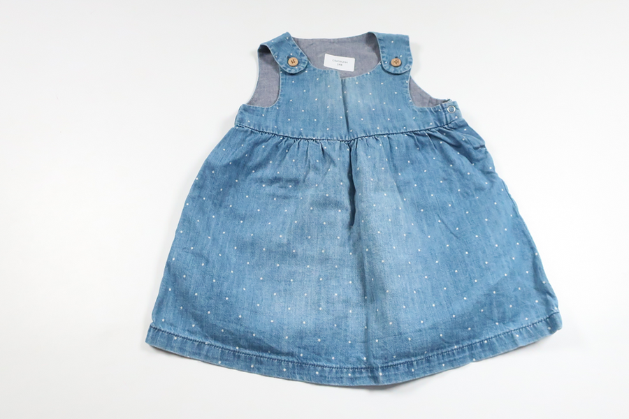 Polka dot dress from H&amp;M - Size 74 - Denim