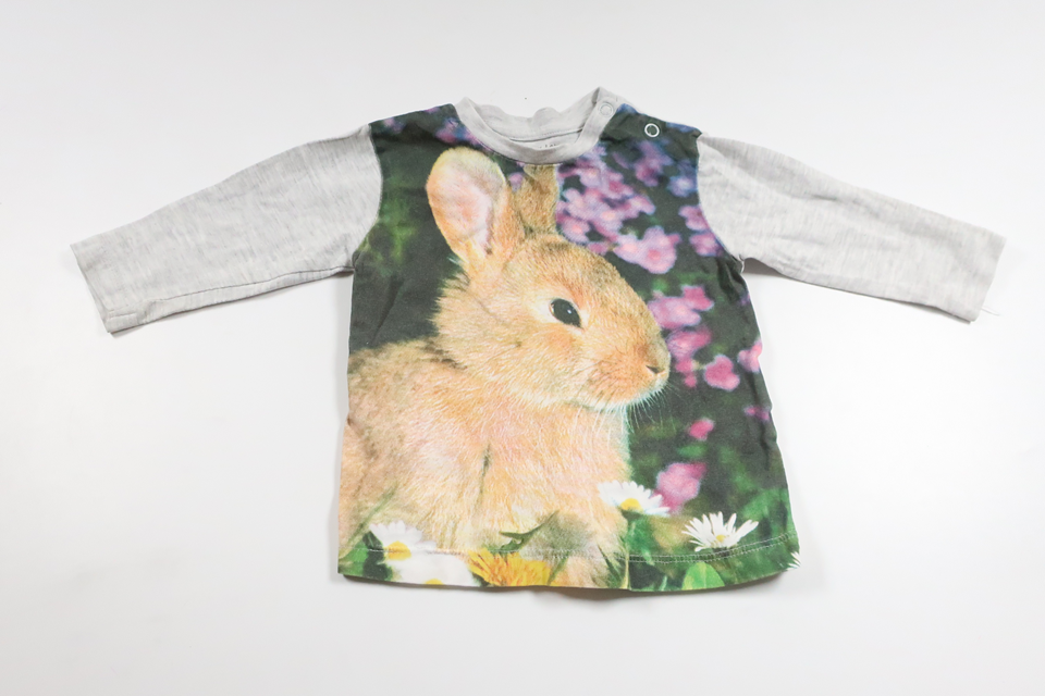 Sweater with rabbit from Pytteliten - Size 68 - Multi