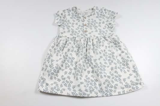 Geblümtes Kleid von Lindex – Größe 74 – Weiß