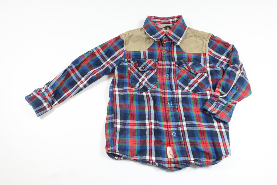 Kariertes Hemd von Kappahl – Größe 98 – Blau