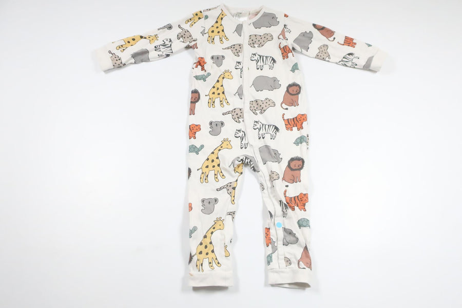 Tierpyjamas von H&MM - Größe 92 - Weiß