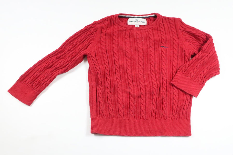 Strickpullover von Hampton Republic – Größe 86/92 – Rot